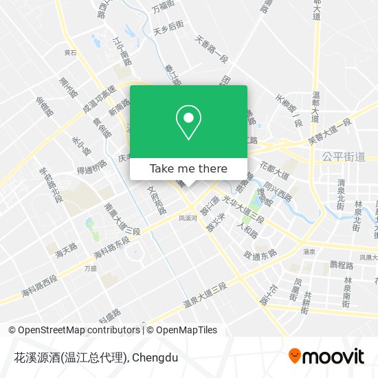 花溪源酒(温江总代理) map