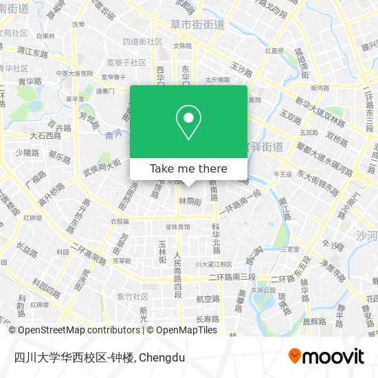 四川大学华西校区-钟楼 map