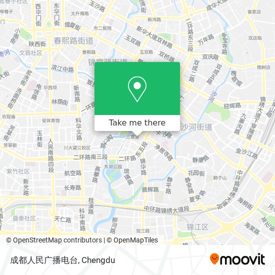 成都人民广播电台 map
