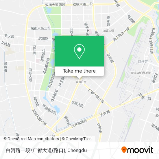 白河路一段/广都大道(路口) map