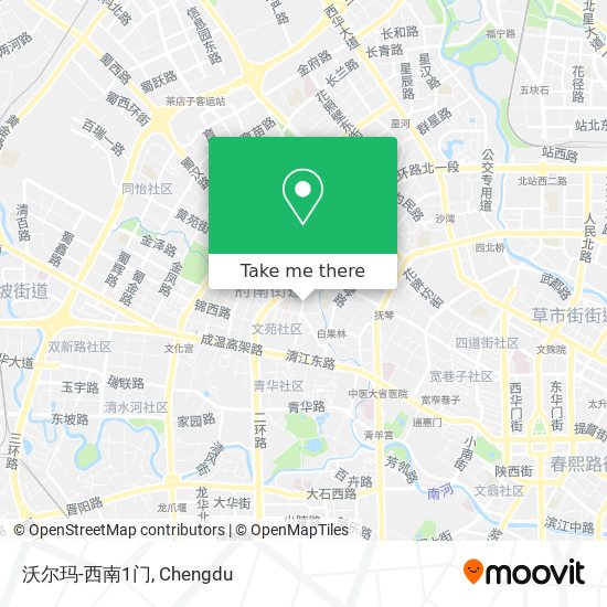 沃尔玛-西南1门 map