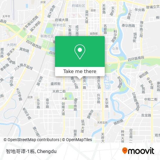 智地哥谭-1栋 map