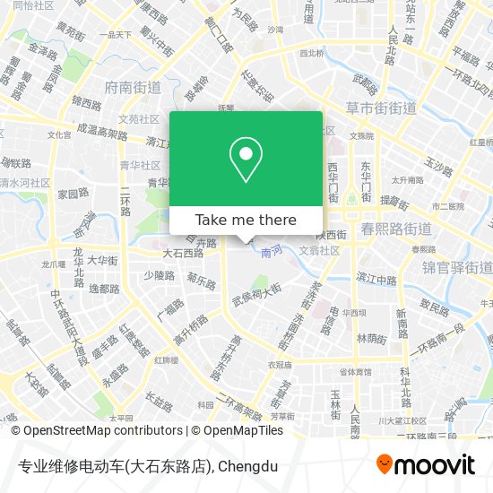 专业维修电动车(大石东路店) map