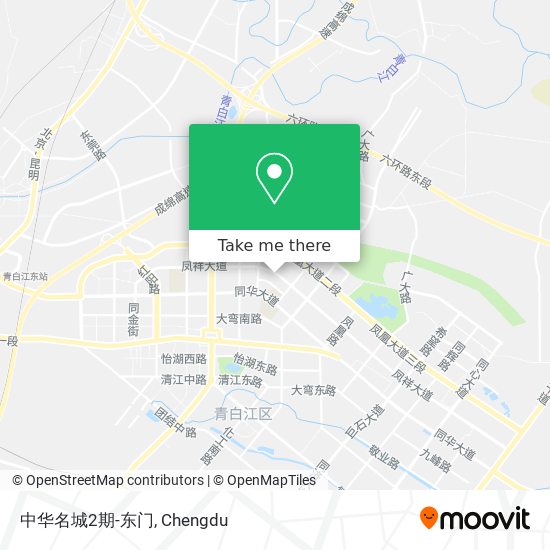 中华名城2期-东门 map