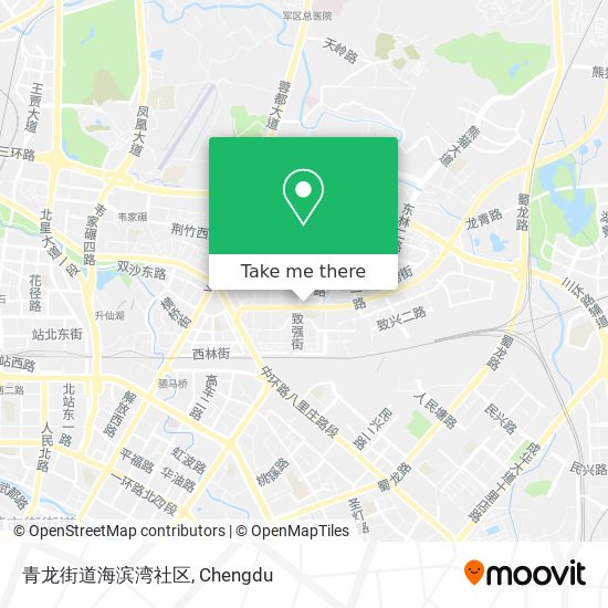 青龙街道海滨湾社区 map