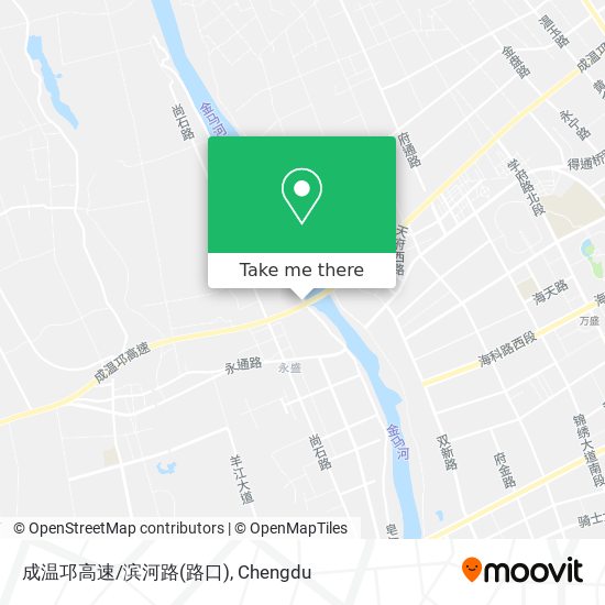 成温邛高速/滨河路(路口) map