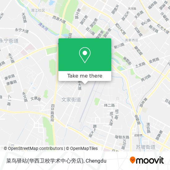 菜鸟驿站(华西卫校学术中心旁店) map