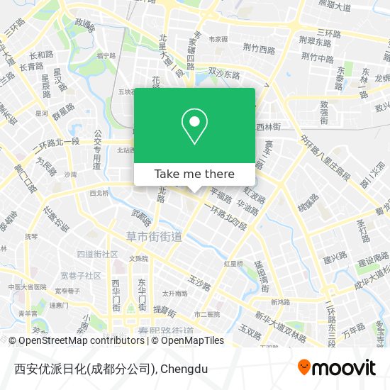 西安优派日化(成都分公司) map