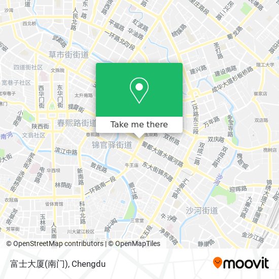 富士大厦(南门) map
