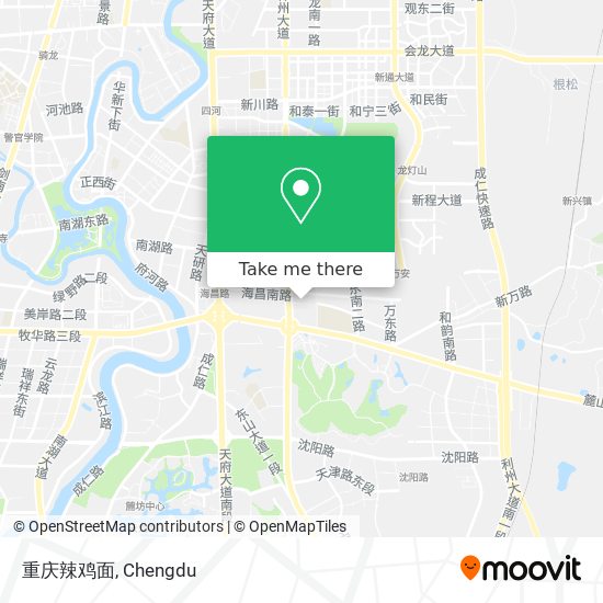 重庆辣鸡面 map