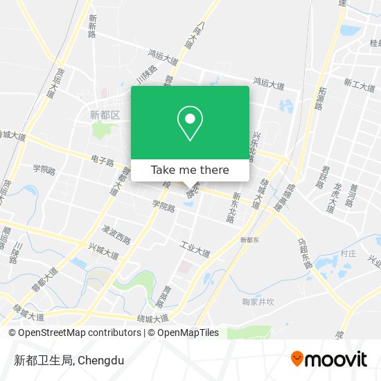 新都卫生局 map