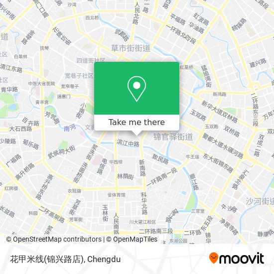 花甲米线(锦兴路店) map
