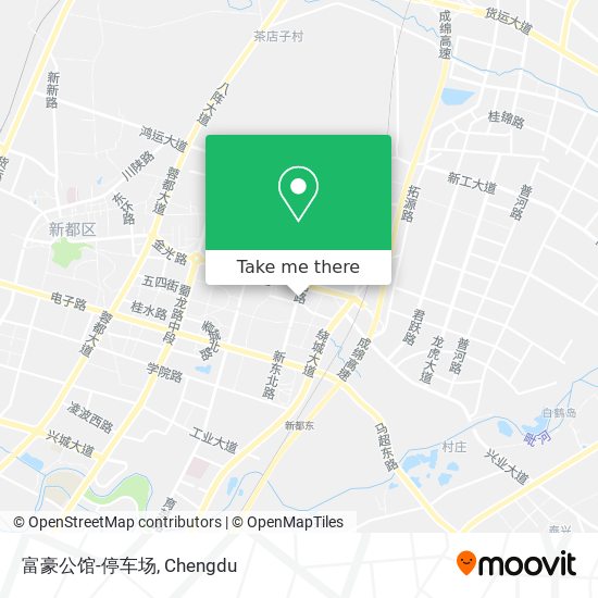 富豪公馆-停车场 map