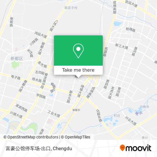 富豪公馆停车场-出口 map