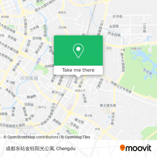 成都东站金钰阳光公寓 map