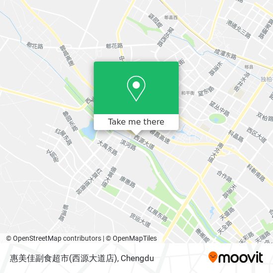 惠美佳副食超市(西源大道店) map