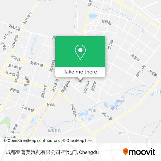成都亚普美汽配有限公司-西北门 map
