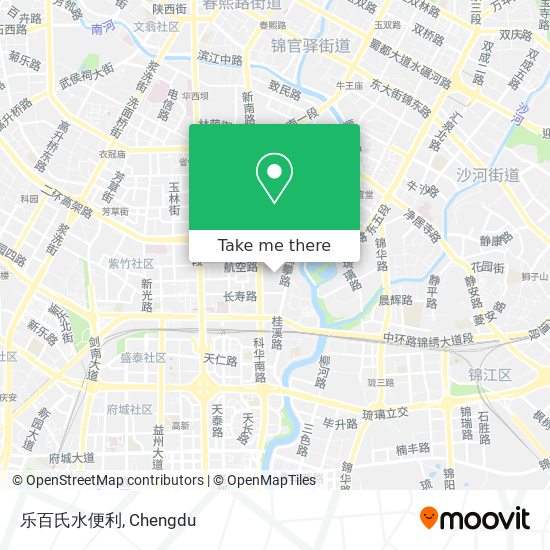 乐百氏水便利 map