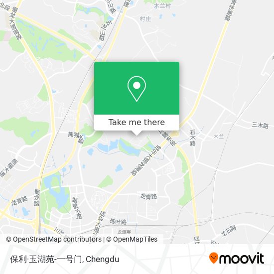 保利·玉湖苑-一号门 map