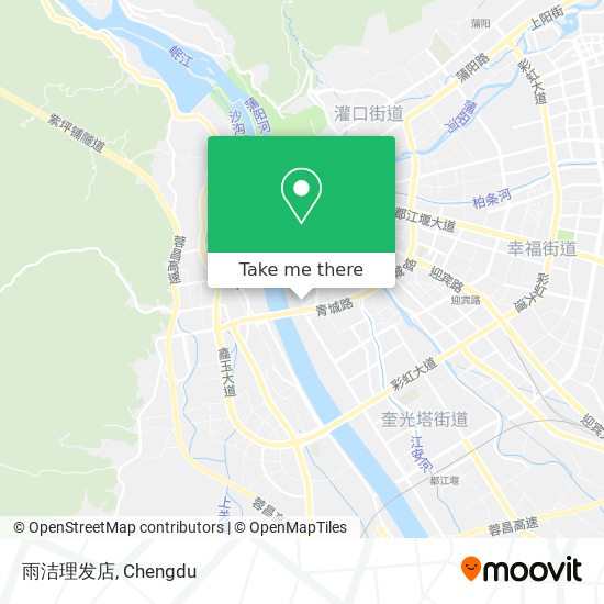 雨洁理发店 map