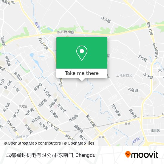 成都蜀封机电有限公司-东南门 map