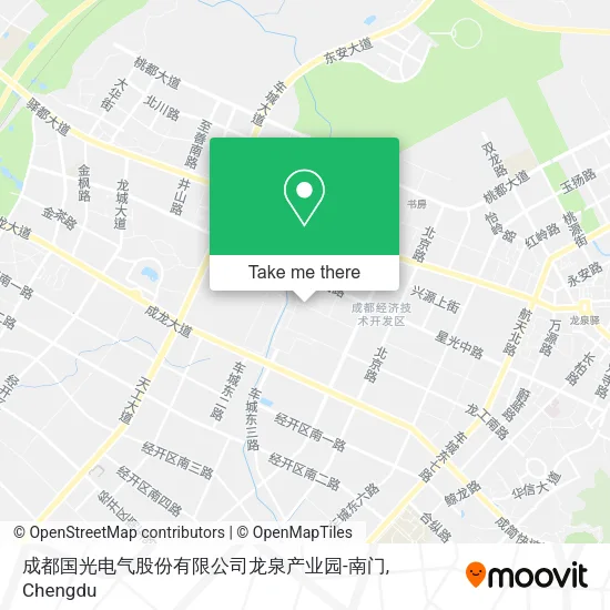 成都国光电气股份有限公司龙泉产业园-南门 map