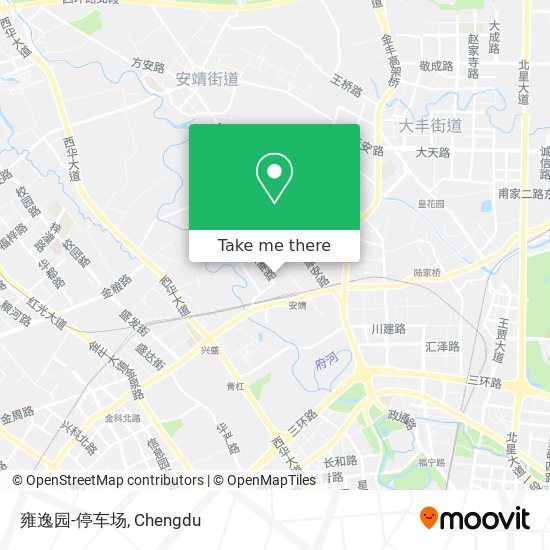 雍逸园-停车场 map