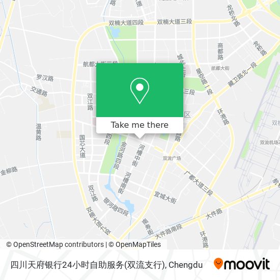 四川天府银行24小时自助服务(双流支行) map