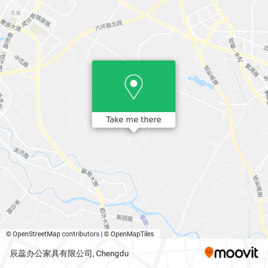 辰蕊办公家具有限公司 map
