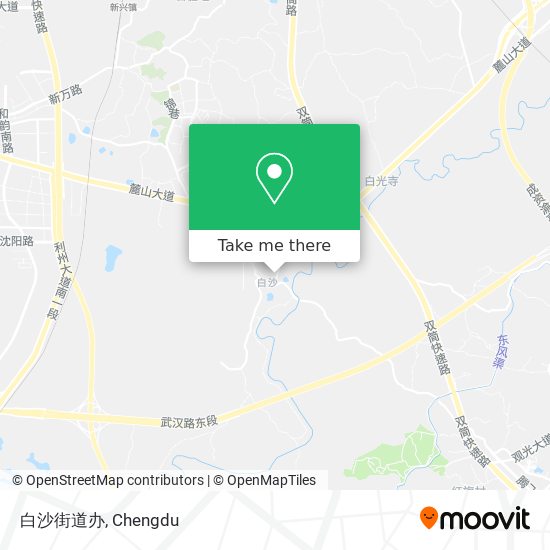 白沙街道办 map