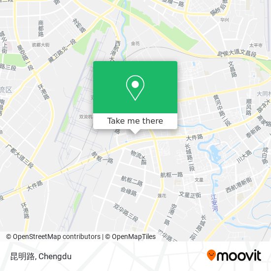 昆明路 map