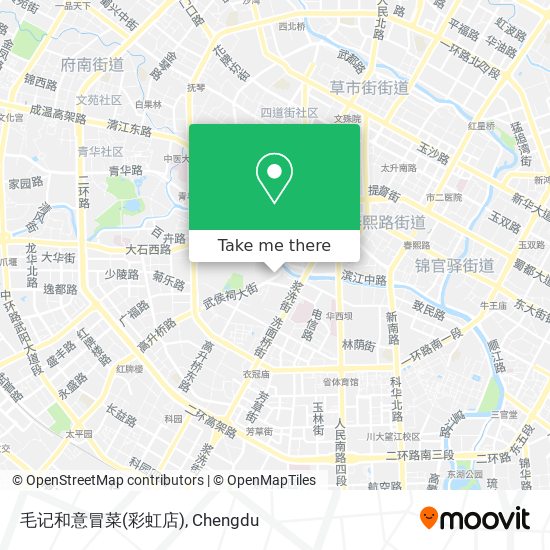 毛记和意冒菜(彩虹店) map