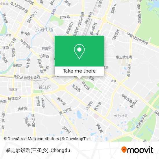 暴走炒饭君(三圣乡) map