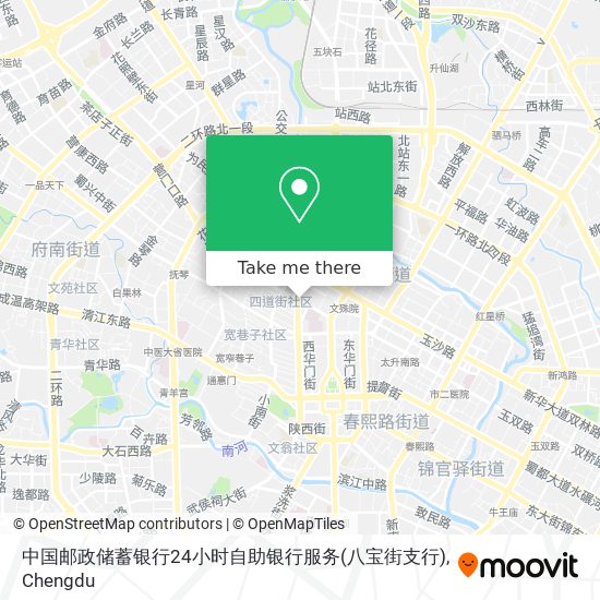 中国邮政储蓄银行24小时自助银行服务(八宝街支行) map