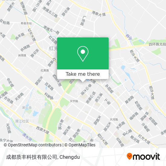 成都质丰科技有限公司 map