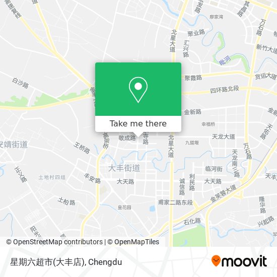 星期六超市(大丰店) map