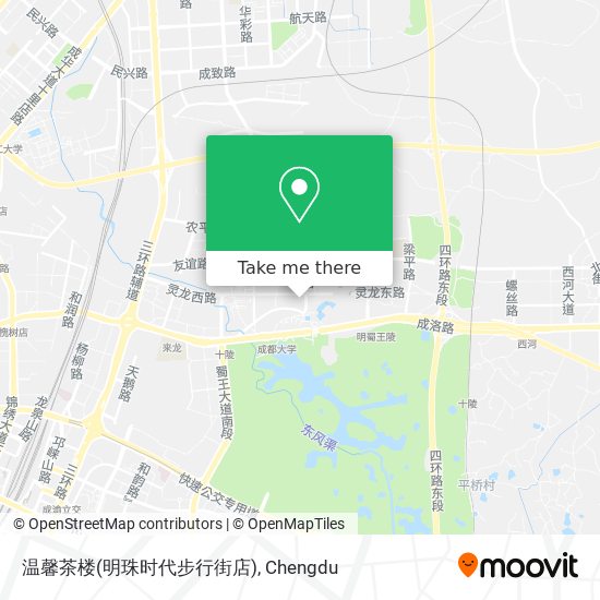 温馨茶楼(明珠时代步行街店) map