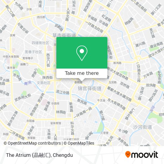 The Atrium (晶融汇) map