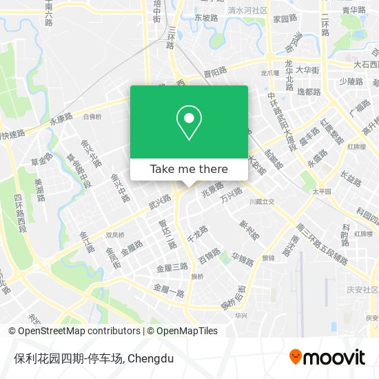 保利花园四期-停车场 map