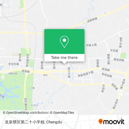 龙泉驿区第二十小学校 map