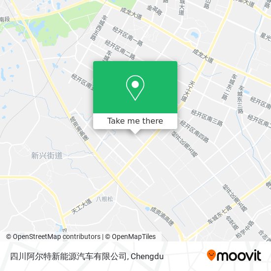 四川阿尔特新能源汽车有限公司 map
