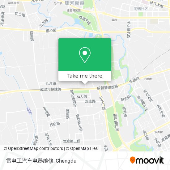 雷电工汽车电器维修 map