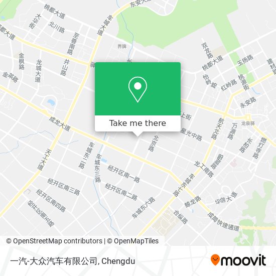 一汽-大众汽车有限公司 map