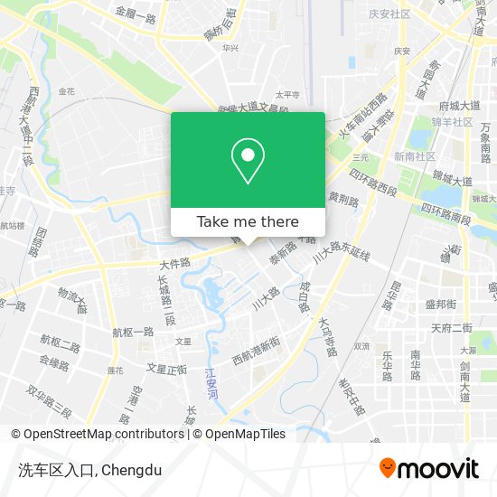 洗车区入口 map