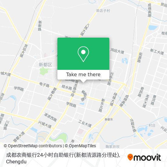 成都农商银行24小时自助银行(新都清源路分理处) map