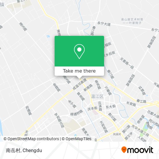 南岳村 map