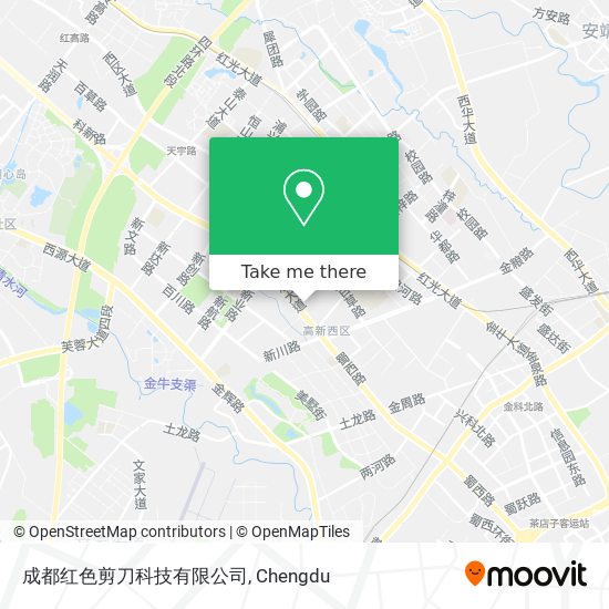 成都红色剪刀科技有限公司 map