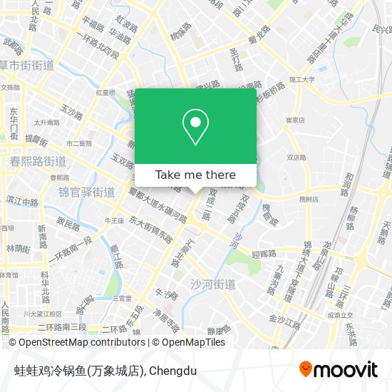 蛙蛙鸡冷锅鱼(万象城店) map