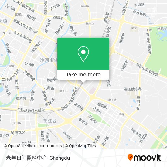老年日间照料中心 map
