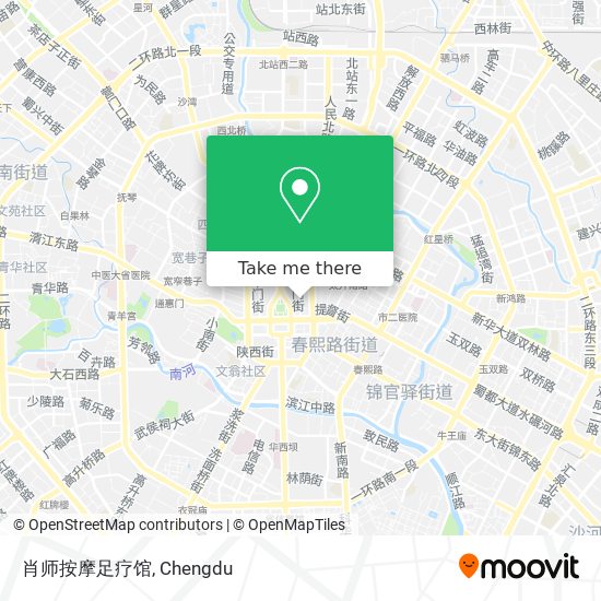 肖师按摩足疗馆 map